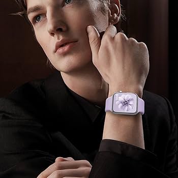 腕時計用ベルト・バンド LLOYD Apple Watch 38-42mm compatible Lavender premium leathe A17f4C+XwtL.png